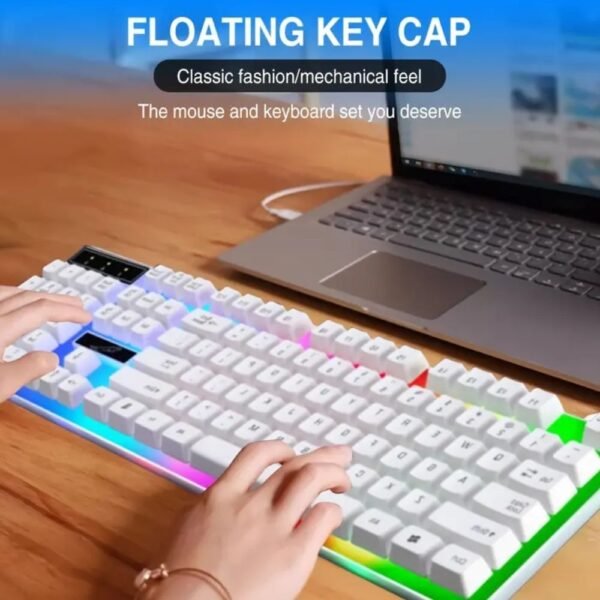 Gaming Keyboard Mouse Set Rainbow LED Wired USB For PC Laptop PS4  One 360UK - Image 10